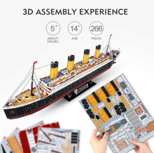 Rojstnodnevno darilo Papirnata sestavljanka DIY Stadion 3D Puzzle za odrasle